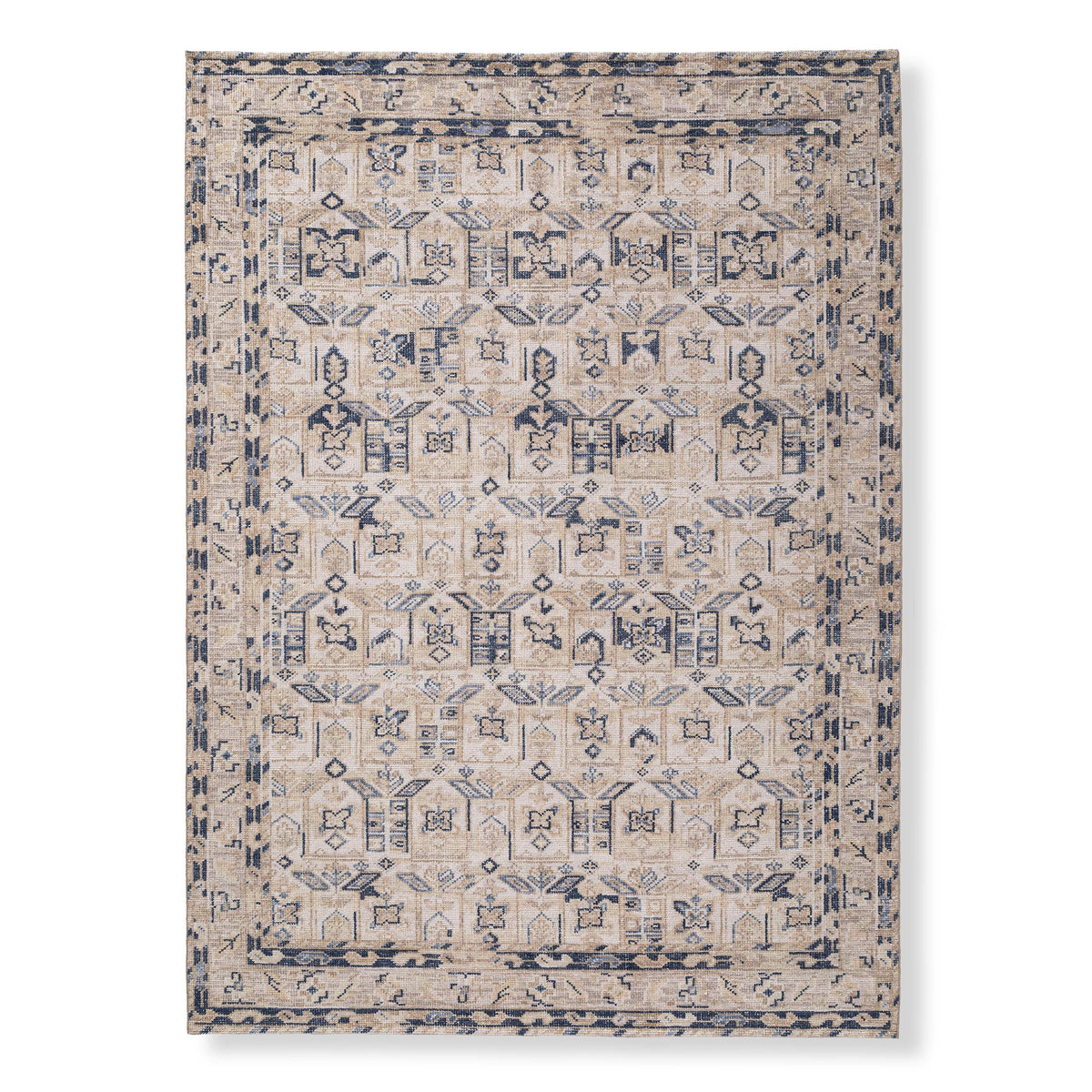 Amira - 6' x 9' / Navy & Beige