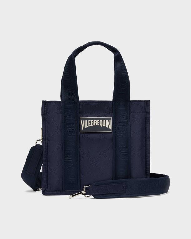 Vilebrequin - Women Mini Travel Bag Turtle Monogram Bag - Beach Bag - Bag-lady - Blue - Size OSFA