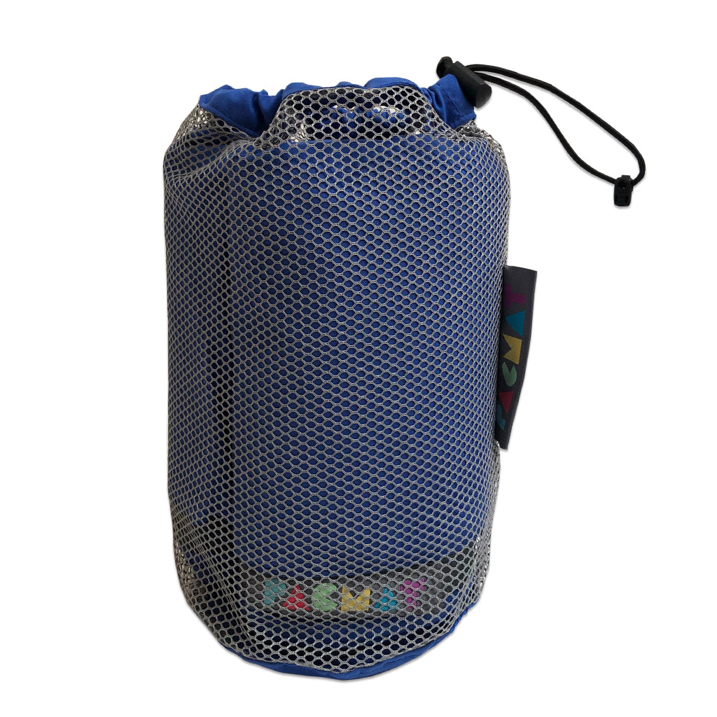 Pacmat Colour Block Waterproof Picnic Blanket, XL Blue