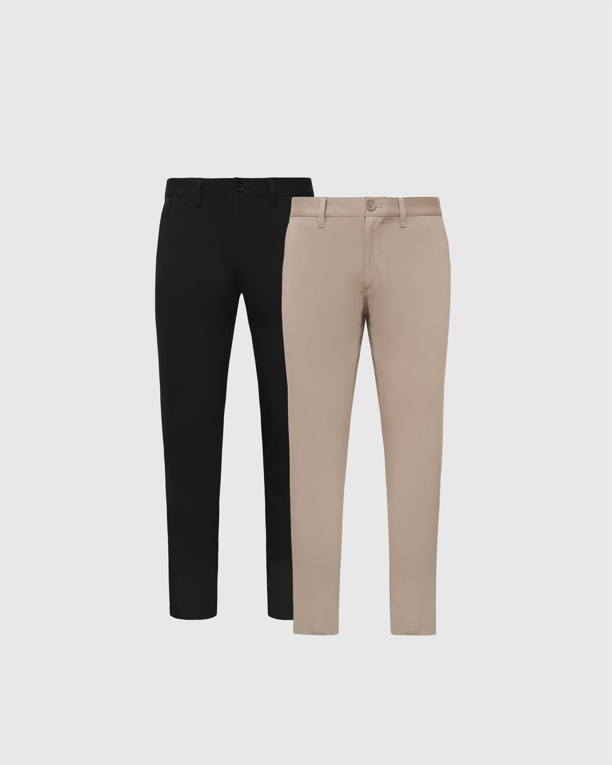 True Classic Black & Khaki Slim Twill Chino Pant 2-Pack | 31
