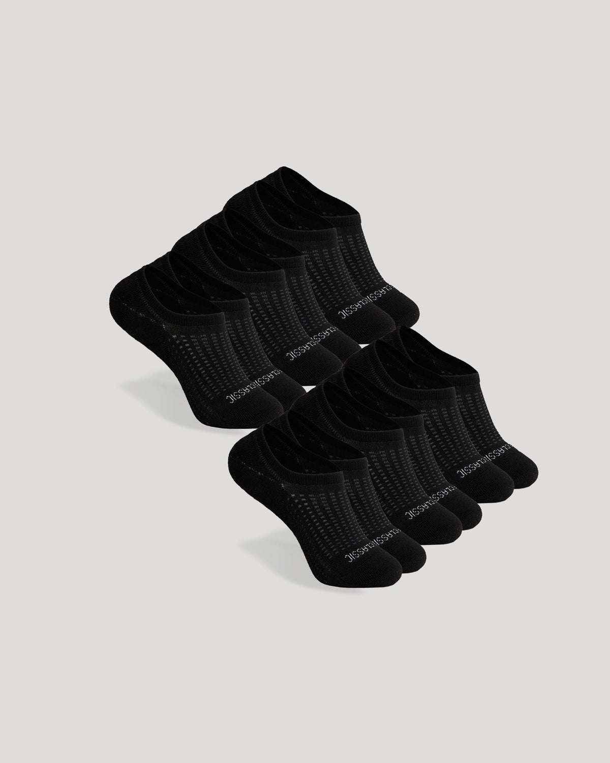 True Classic Black Active No Show Socks 6-Pack | Medium