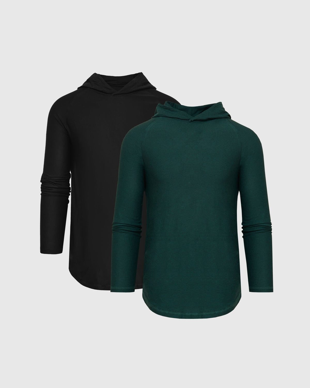 True Classic Black and Green Active Hoodie 2-Pack | Cotton Blend | Athletic Cut | Small