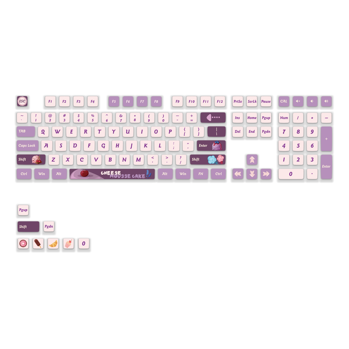 Blueberry Grape Jam Keycap Set (116-key)