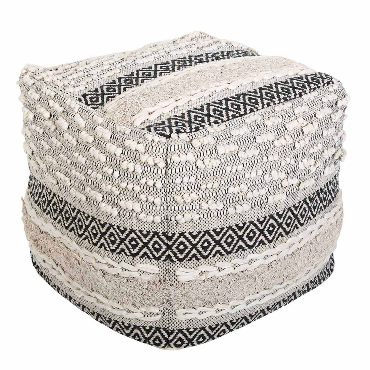 Boho Sitzwürfel Pouf Mara