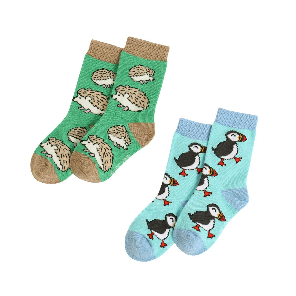 Kid’s UK Wildlife Socks Bundle of 2 | Kids 4-6 Years | UK Size 10-12.5