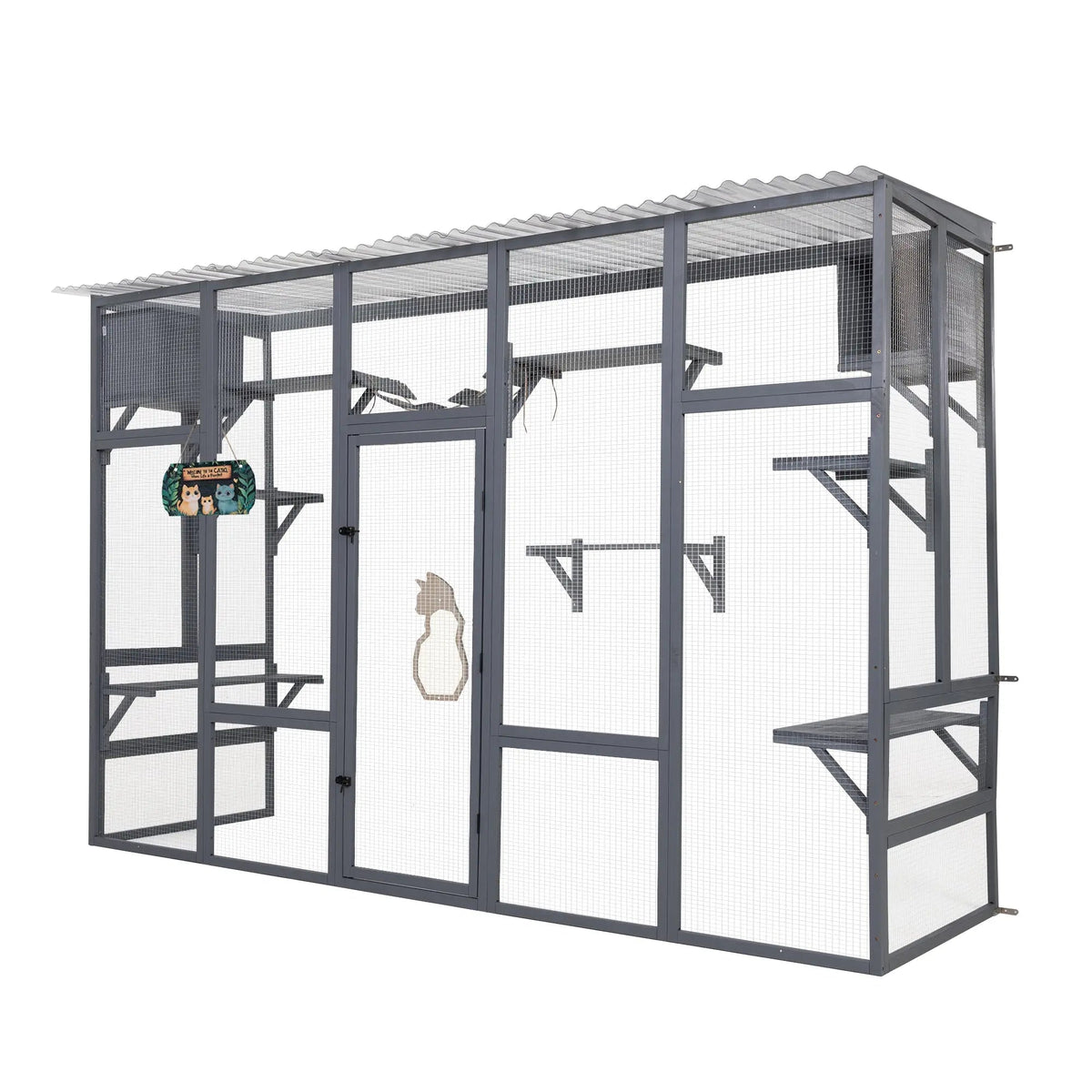 Coziwow 104"L 3-Side Extra Large Catio - Upgraded (Wood Reinforcements & Custom Lock)