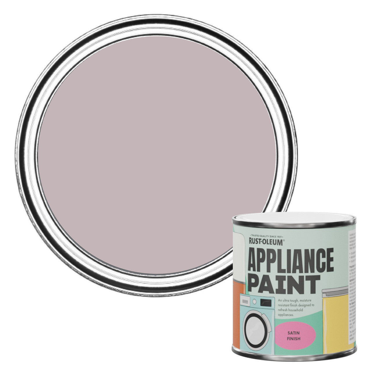 Rust-Oleum Purple Satin Appliance Paint - Lilac Wine 250ml