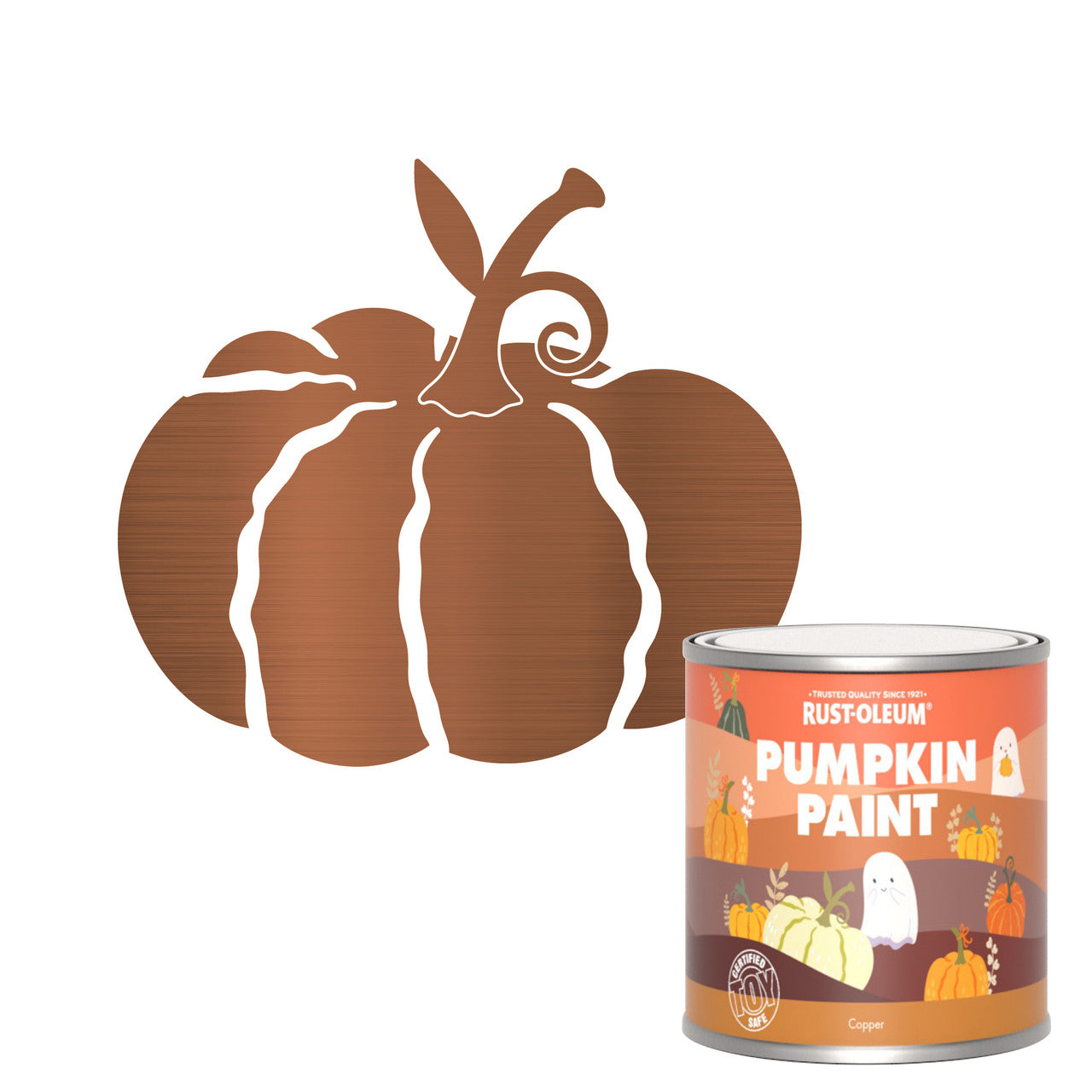 Rust-Oleum Pumpkin Paint - Copper 250ml
