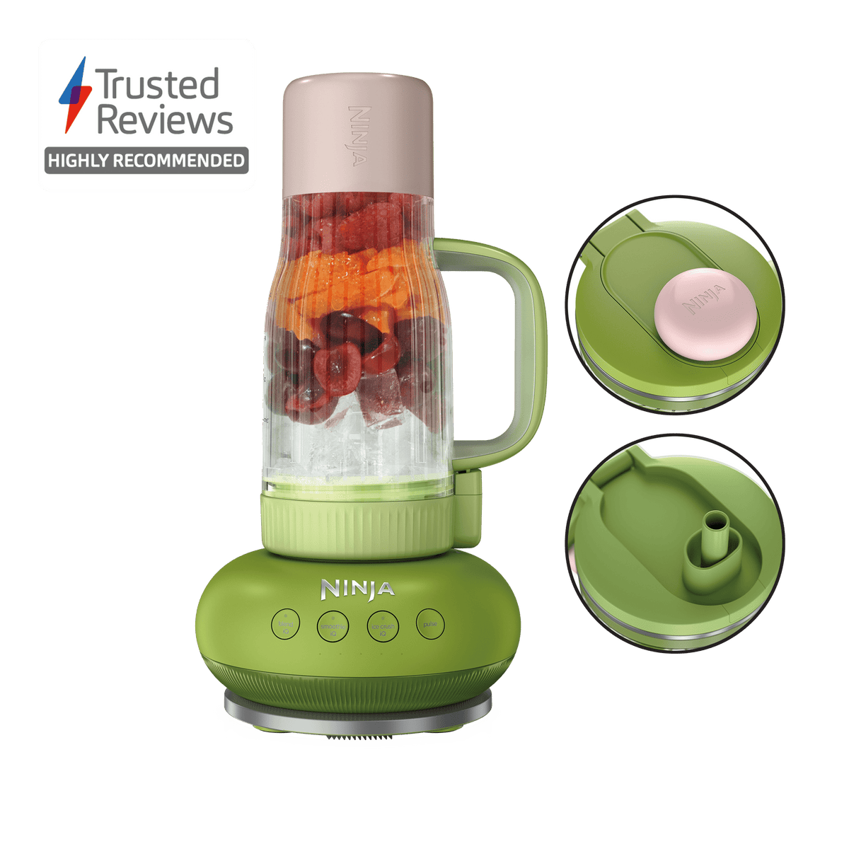 Ninja BlendBOSS Tumbler Blender in Watermelon Bubblegum | DB351UKGN | by SharkNinja