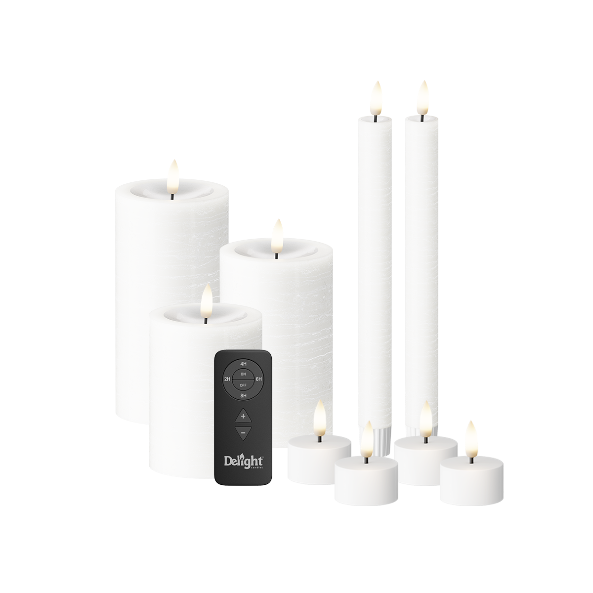 LED Lichtpaket 9-tlg. Weiß