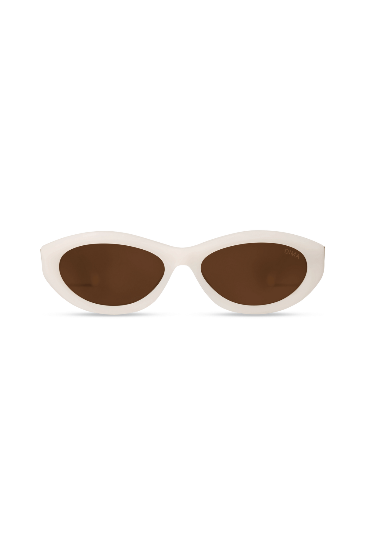 Audra - Milky White + Brown Lens / Polarized Lens
