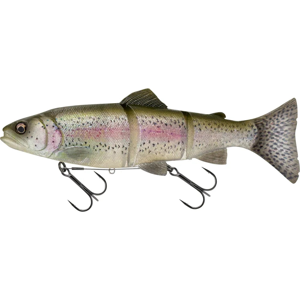 Savage Gear 3D Line Thru Trout Soft Baits 30cm 303g Sinking Clear Rainbow Trout