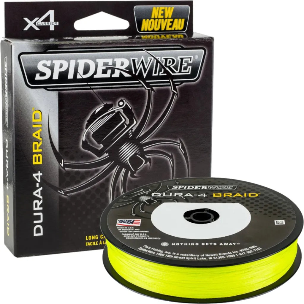 Spiderwire Dura 4 Braided Line 0.25mm 23.3kg Yellow