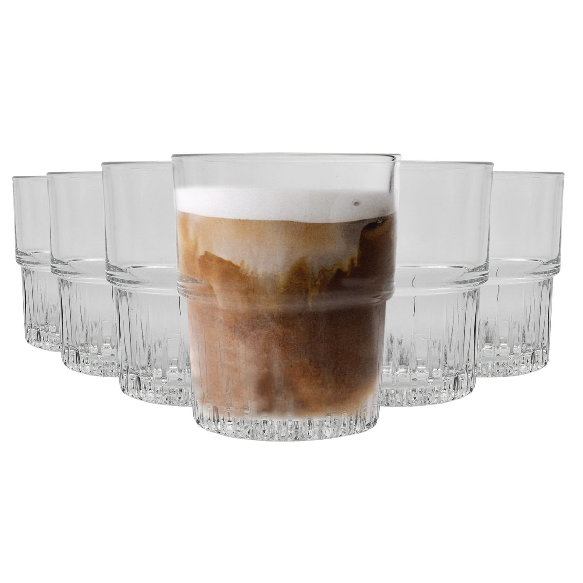 200ml Emplilable Stacking Tumblers - Pack of Six
