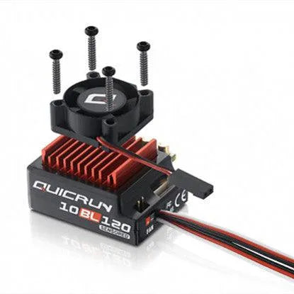 SURPASS Rocket 540 V3 4.5T Motor Sensor Brushless w/ Hobbywing QUICRUN 10BL120 120A ESC Combo for WLtoys 184016 1/10 1/12 Racing - 10BL120A 120A ESC