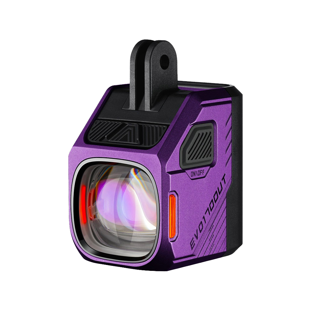 EVO 1700 UT Di2 & ANT+ Integrated Bike Light - Purple