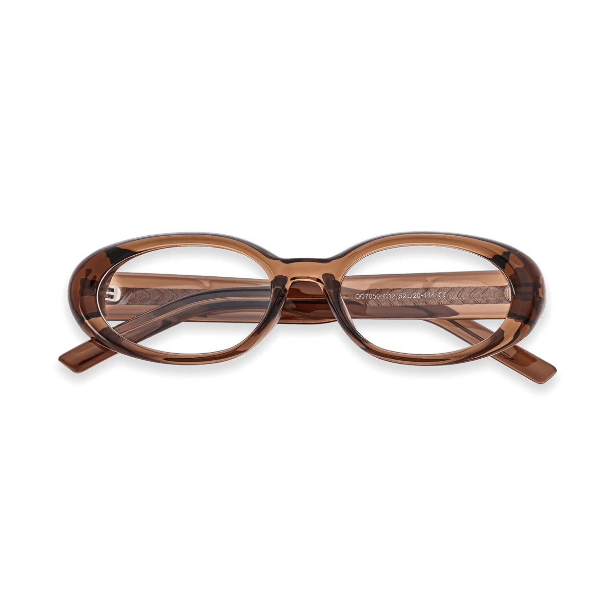 Bailey Brown Full Rim Oval Prescription Glasses | EYDOLOGY