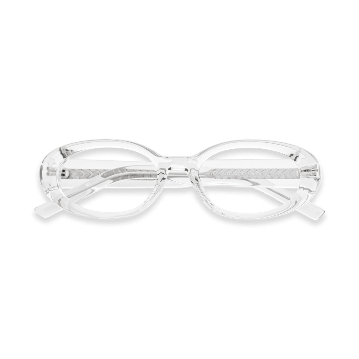 Bailey Fashionable Clear Oval Eyeglasses | EYDOLOGY