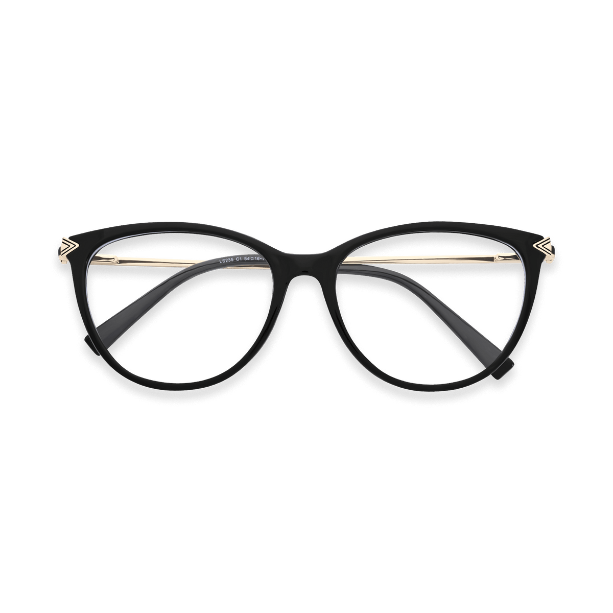 Braylee Black Cat Eye Optical Eyewear | EYDOLOGY