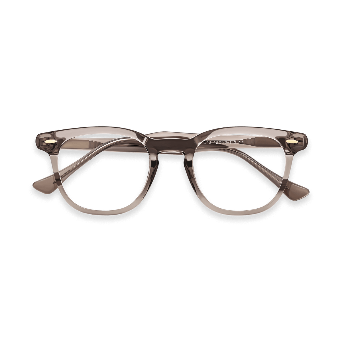 Cruz Purple Grey Square Eyeglasses | EYDOLOGY