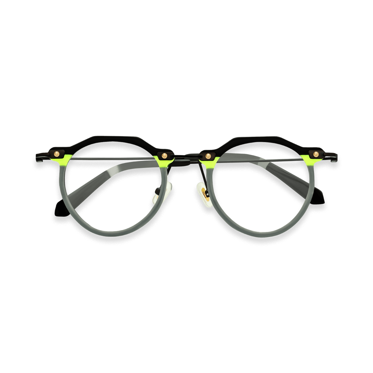 Jadiel Gradient Round Eyeglasses | EYDOLOGY