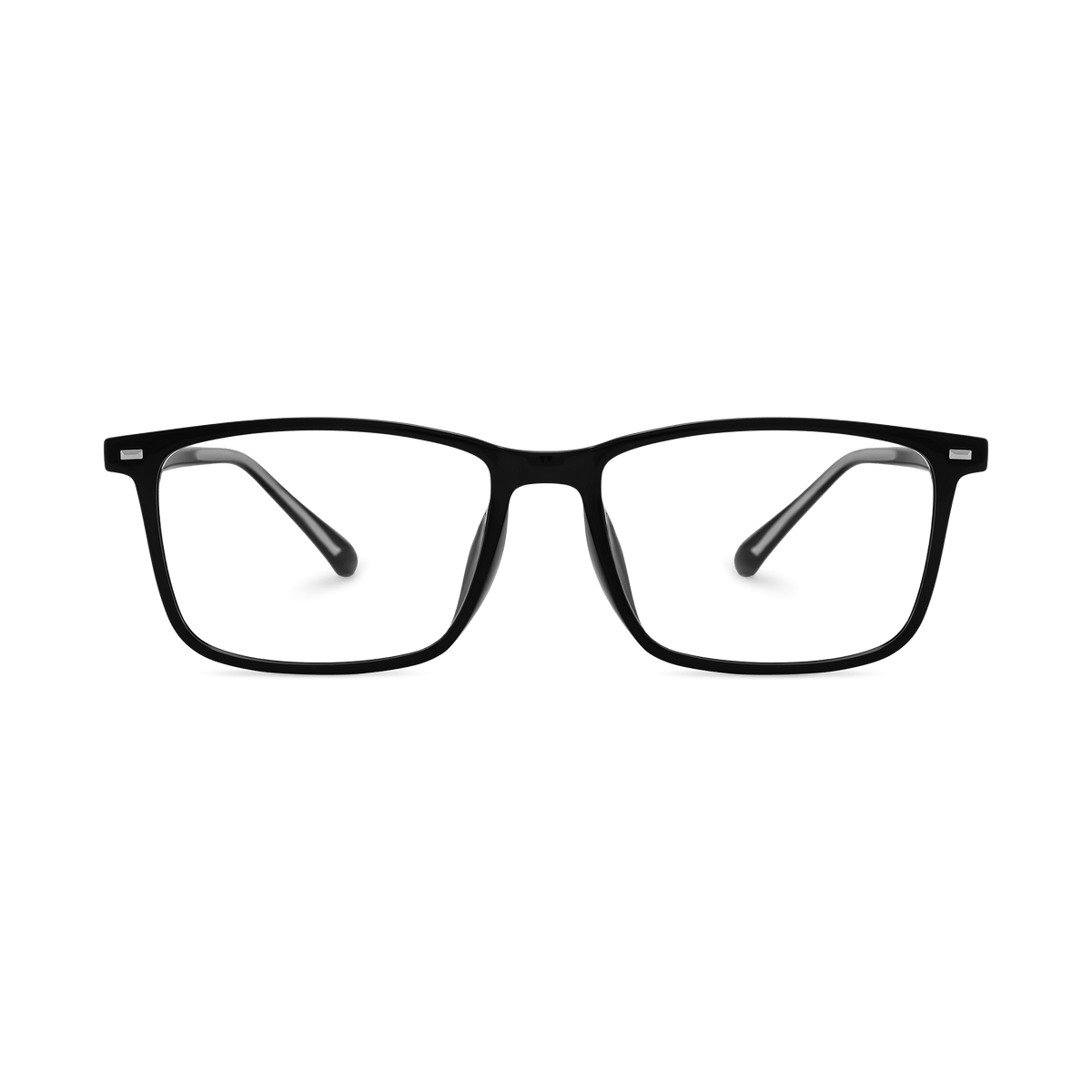 Javier Black Rectangle Eyeglasses | EYDOLOGY