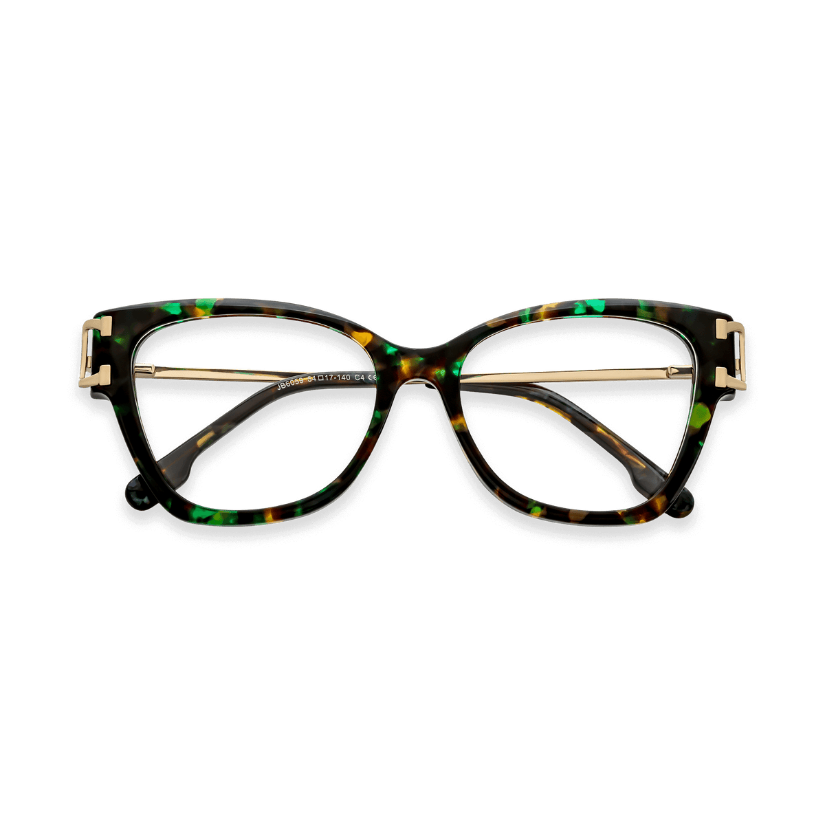 Kaiya Green Tortoise Cat Eye Eyeglasses | EYDOLOGY