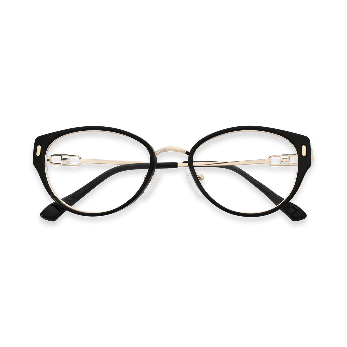 Leilani Black Gold Cat Eye Eyeglasses | EYDOLOGY
