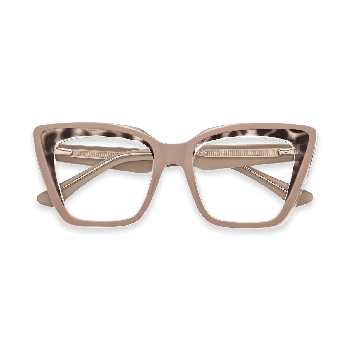 Maggie Dusty Pink Square Eyeglasses | EYDOLOGY