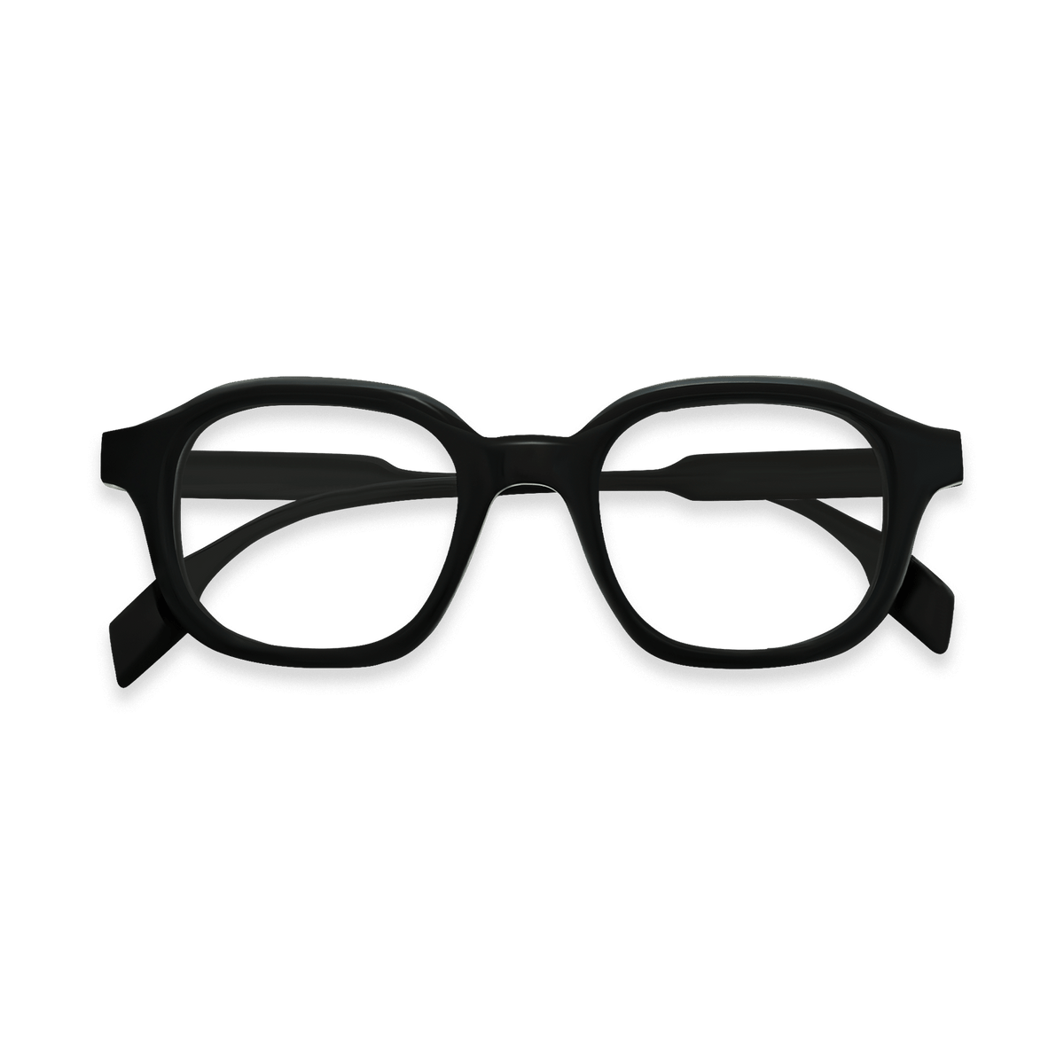 Soren Black Square Eyeglasses | EYDOLOGY