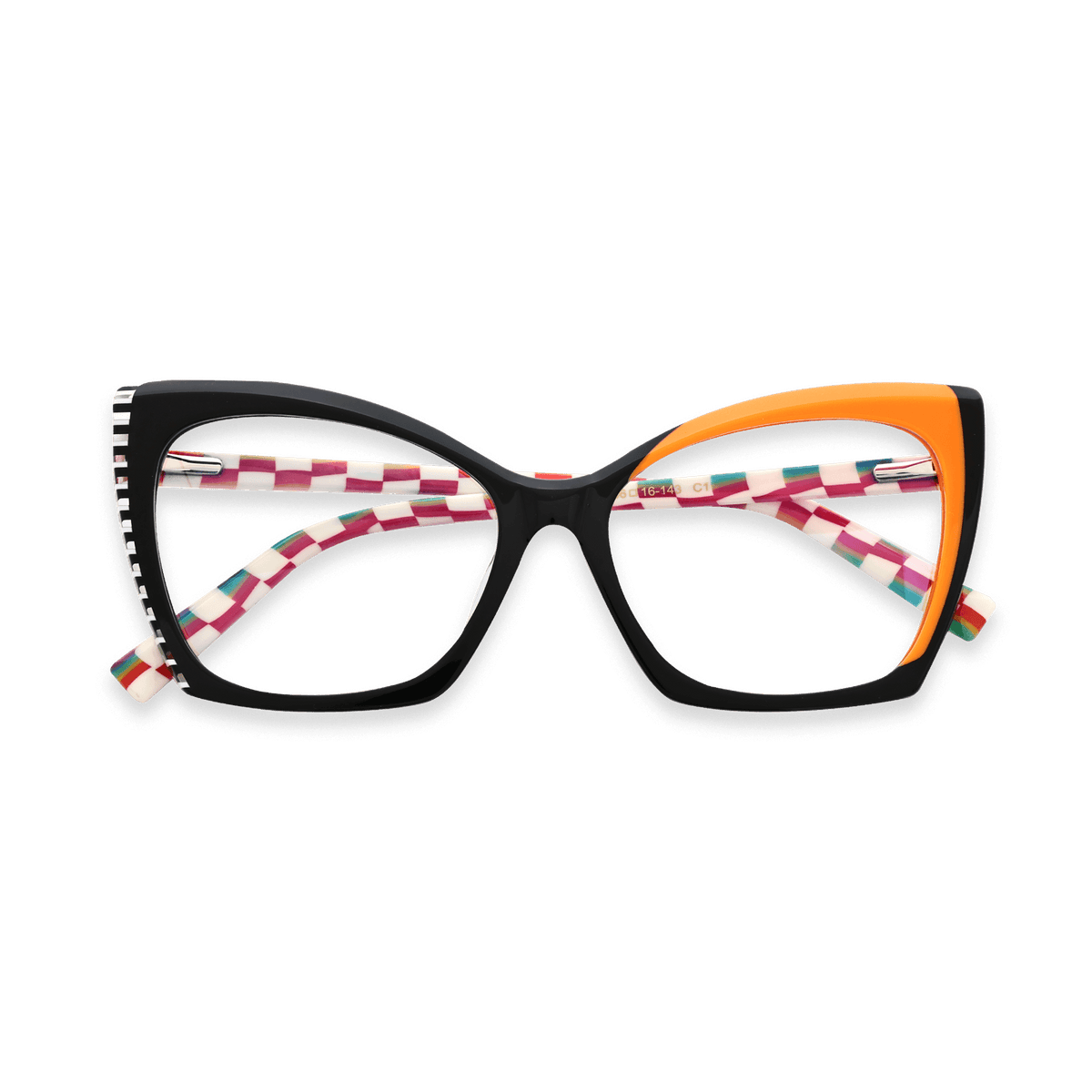 Tiana Orange Cat Eye Eyeglasses | EYDOLOGY