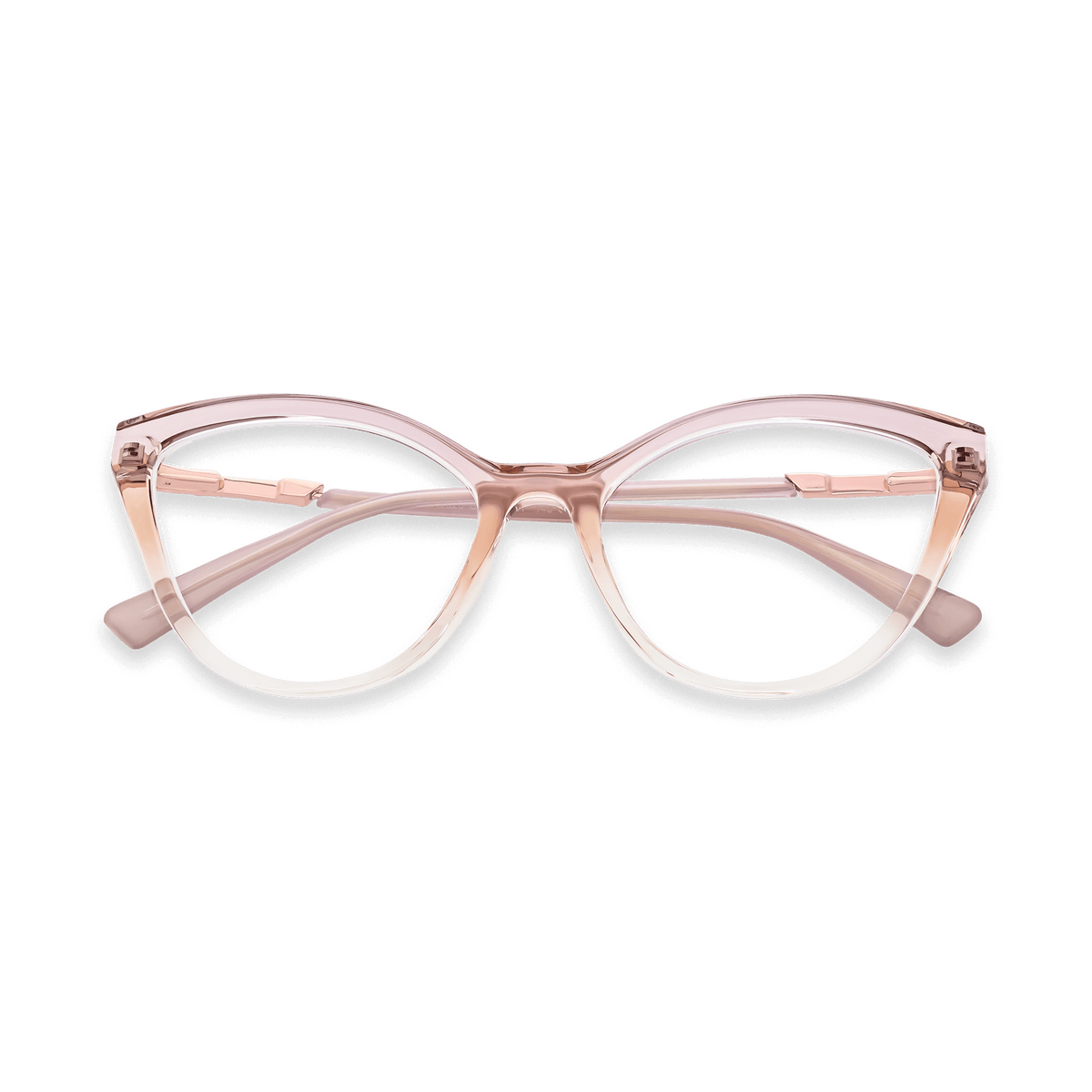 Zaylee Gradient Purple Cat Eye Eyeglasses | EYDOLOGY
