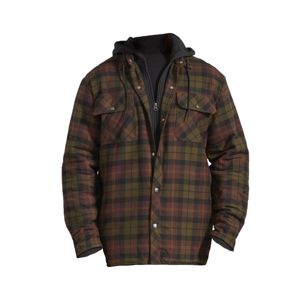 Bulletproof Flannel Jacket (IIIA) - S / Forest Brown