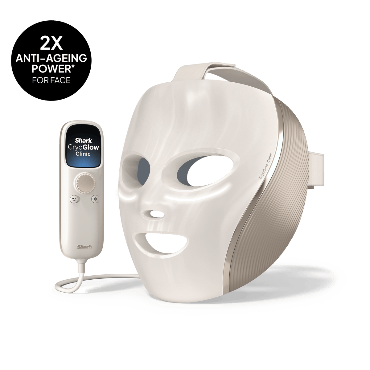 Shark CryoGlow Clinic in White Gold | FW425UKGD1 | by SharkNinja