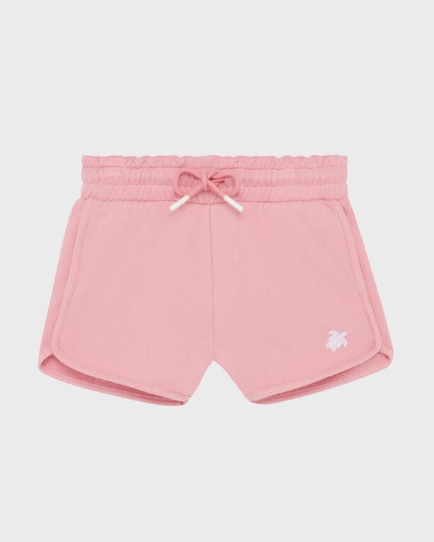 Vilebrequin - Girls Organic Cotton Shorts Embroidered Turtle - Shorty - Ginette - Pink - Size 8