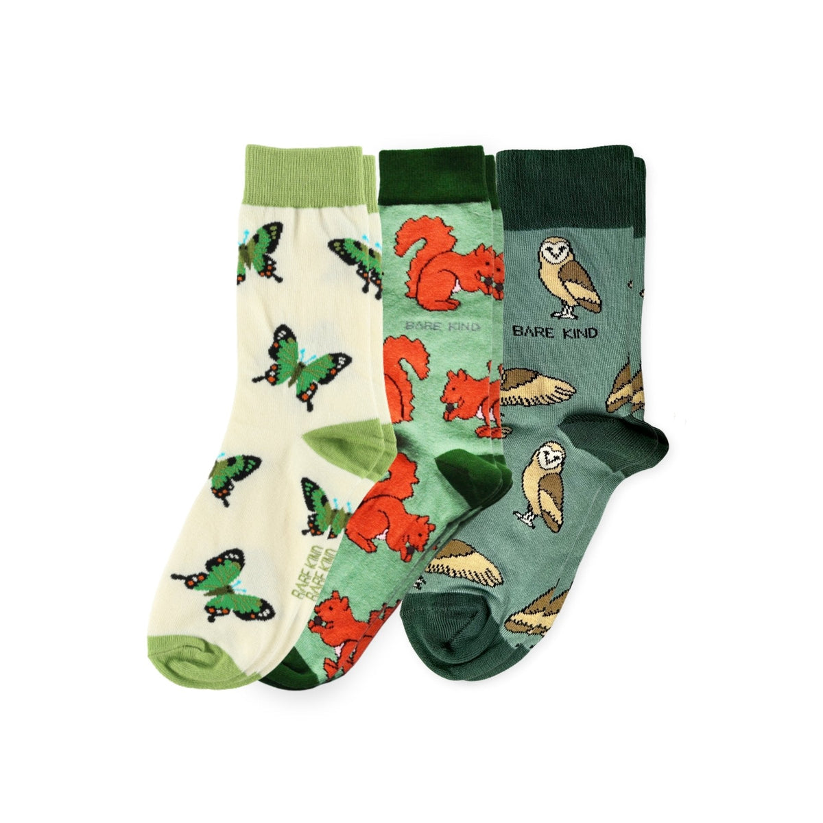 Green Woodland Wildlife Bundle of 3 | UK Adult 7-11