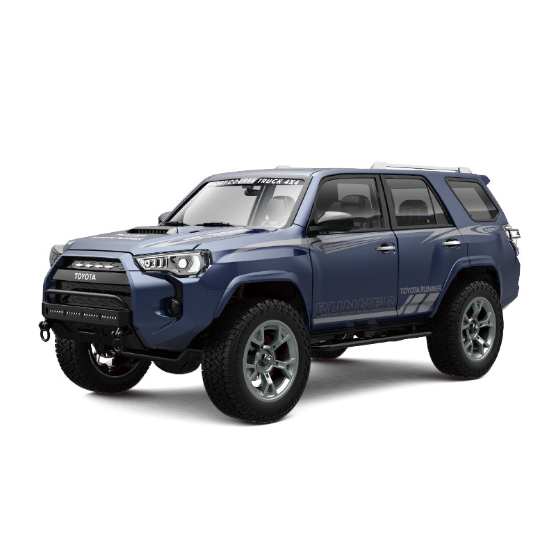 HGRC HG4-209 Toyota 4Runner 1/18 Scale Licensed Full Proportional 4WD Off-Road RC Car (Co-Branded Edition) - Blue / US Only