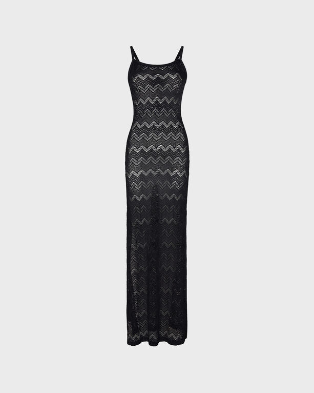 Vilebrequin - Women Long Mesh Dress - Dress - Lisanna - Black - Size L