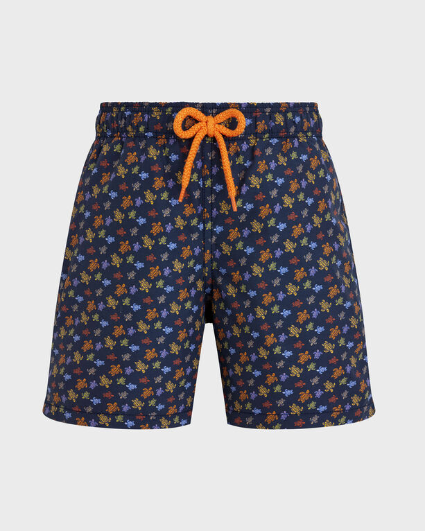 Vilebrequin - Boys Swim Shorts Micro Ronde Des Tortues - Swimwear - Jim - Orange - Size 14