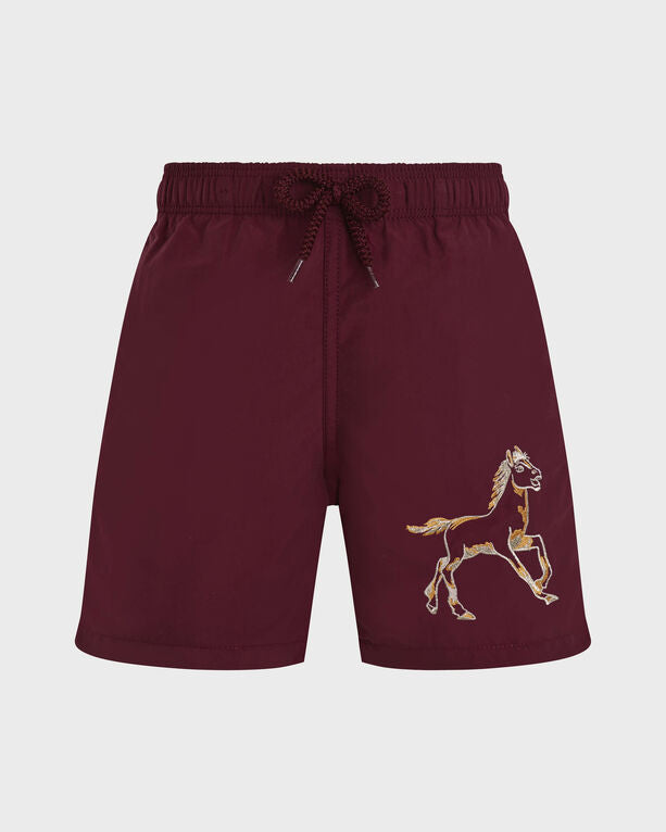 Vilebrequin - Boys Swim Shorts Year Of The Horse - Swimwear - Jim - Red - Size 12