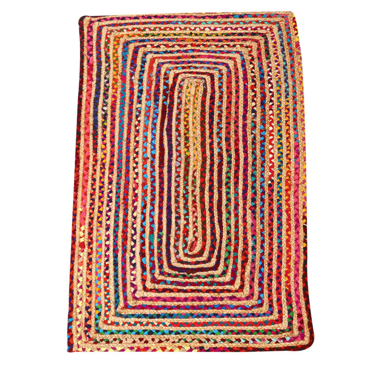 Jute Teppich Esha bunt - 60x110 cm