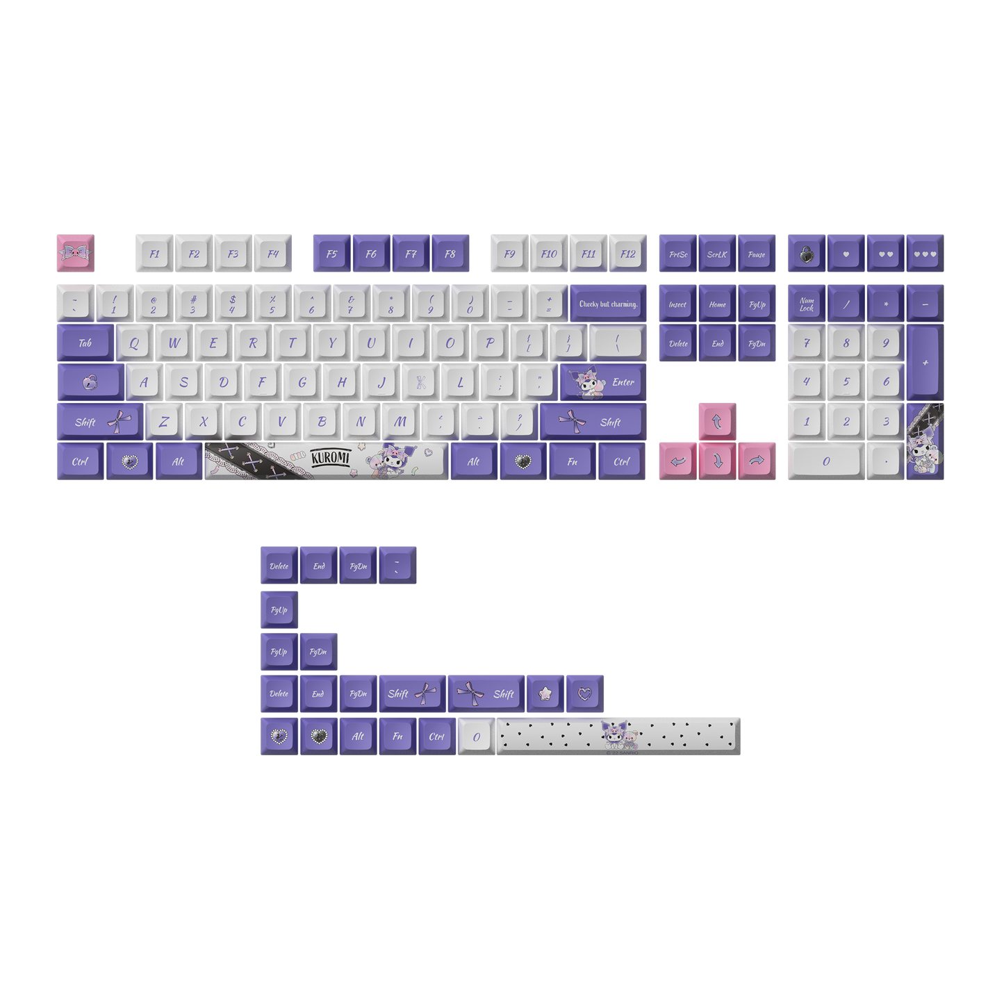 Kuromi Keycap Set - JDA(129-key)