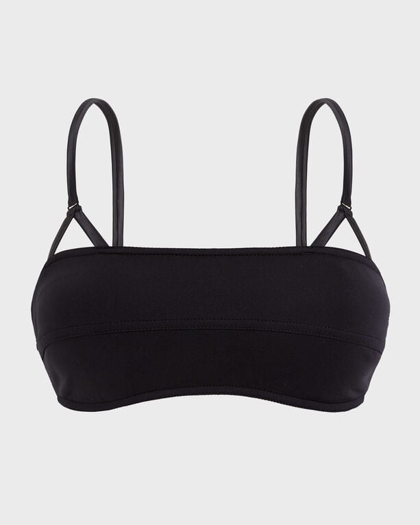 Vilebrequin - Women Sculpting Bralette Bikini Top Solid - Swimwear - Light - Black - Size XL