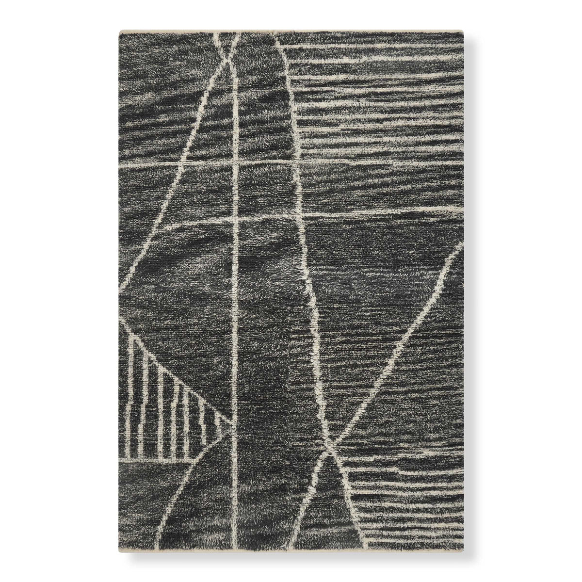 Lulu Shaggy - 8' x 10' / Steel Grey