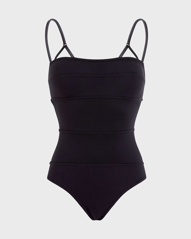 Vilebrequin - Women Sculpting One-piece Swimsuit Solid - Swimwear - Larmure - Black - Size XL