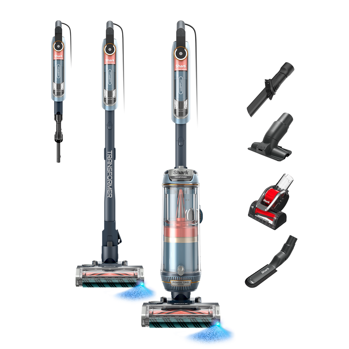 Shark PowerDetect Transformer PowerTrio System Upright Vacuum with Detect and Reveal – in Chimera Blue | LX5000UKT | by SharkNinja