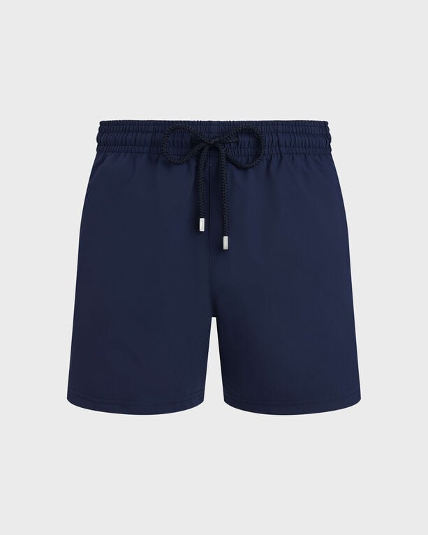 Vilebrequin - Men Stretch Short Swim Shorts Solid - Swimwear - Monrise - Blue - Size XXXL