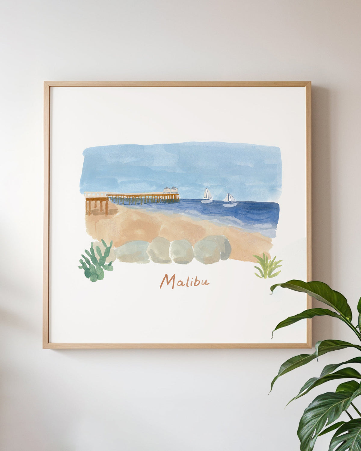 Malibu Morning Art Print - SMALL