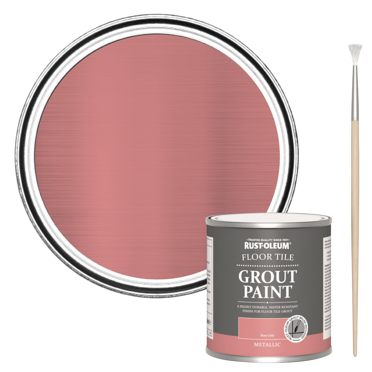 Rust-Oleum Floor Grout Paint - Rose Gold 250ml
