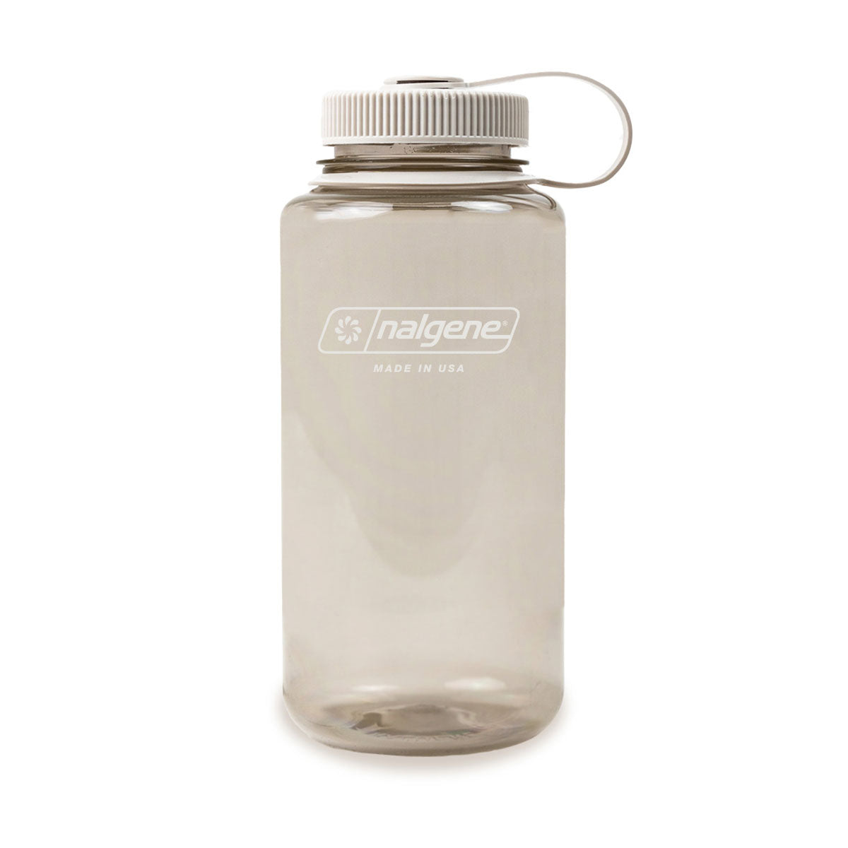 Nalgene Wide Mouth 1L Tritan Sustain Water Bottle - Cotton Monochrome